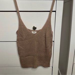 Knit tank top